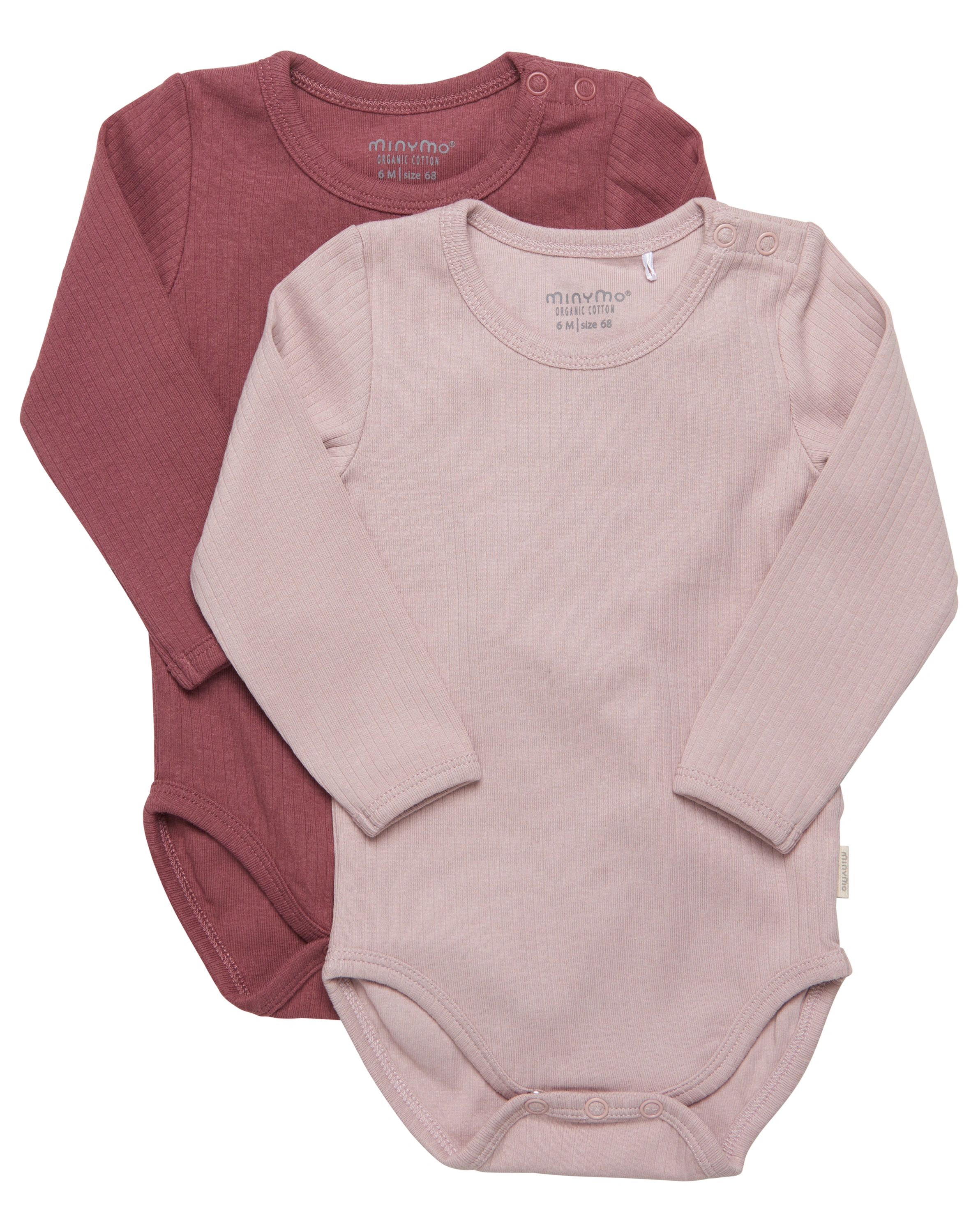 Langarm-Body BASIC 2er Pack in violet ice