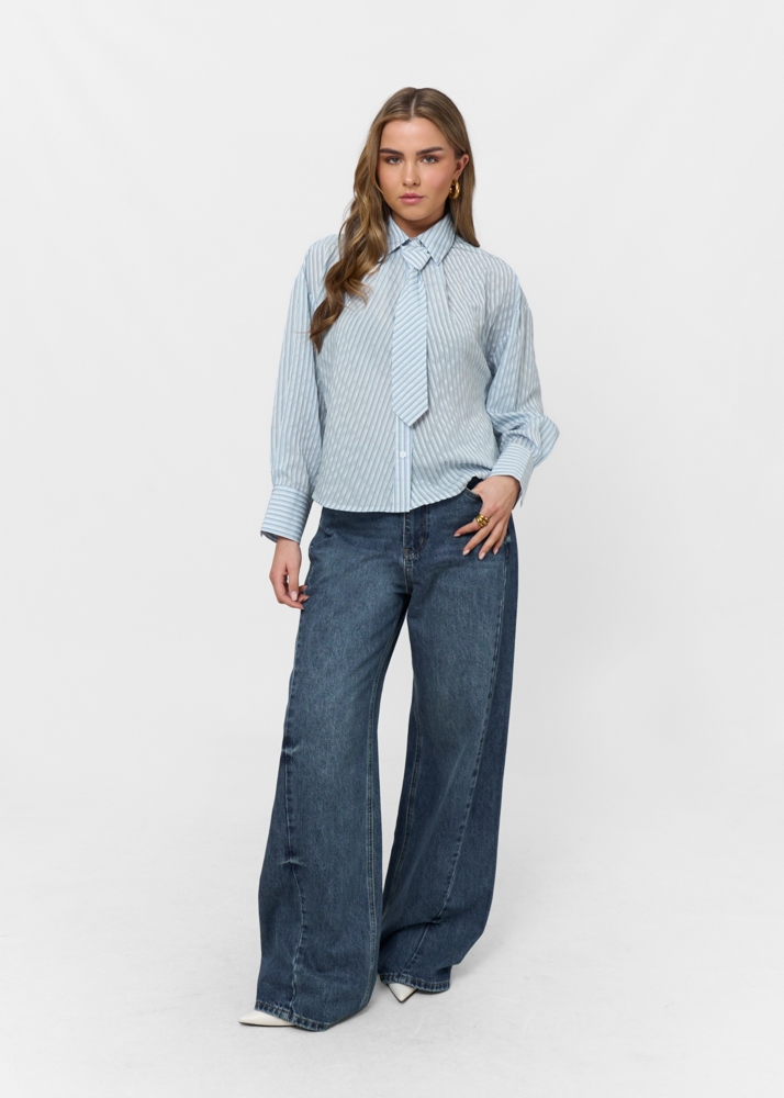 Jill blouse lichtblauw