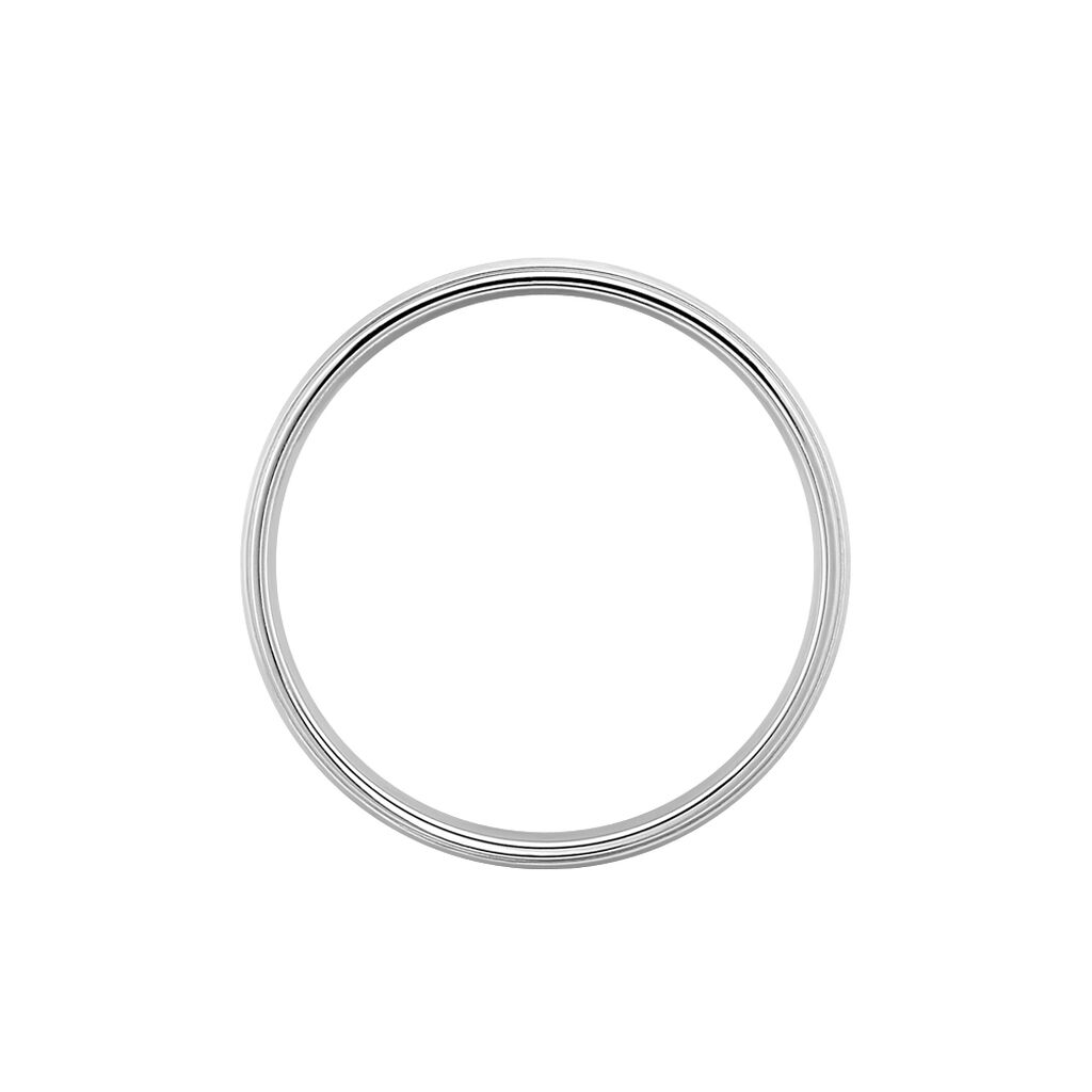 Alliance Damiana Ruban Plat Argent Blanc