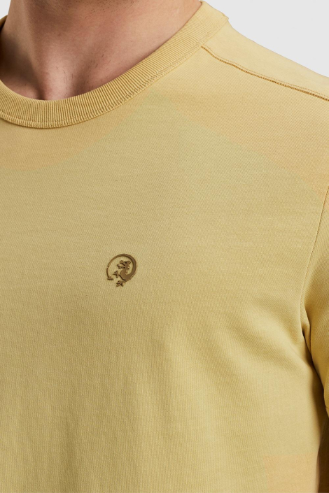 Cast Iron gele heren t-shirt