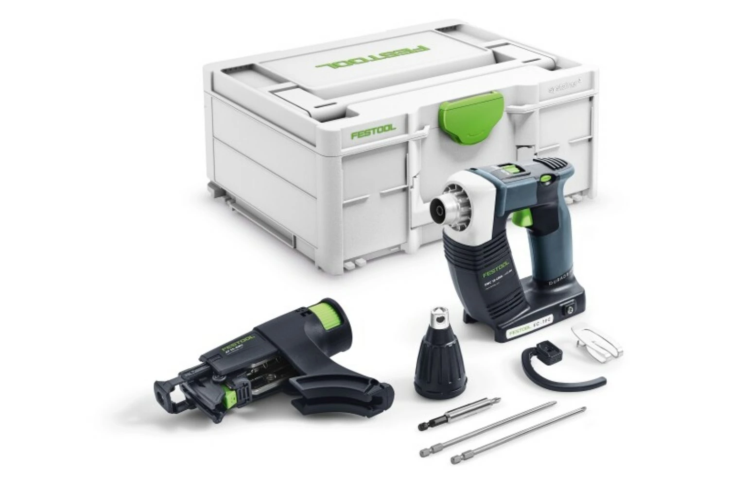 Festool DURADRIVE DWC 18-4500-Basic 18V Li-Ion accu bandschroefmachine body in systainer - 14Nm - 55mm