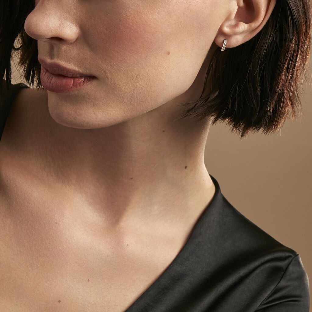 Créoles Or Rose Andgelina Oxyde