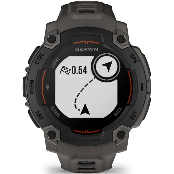 SFS195_Cardio et GPS GARMIN INSTINCT E 45 MM BLACK BEZEL W/ CHARCOAL BAND