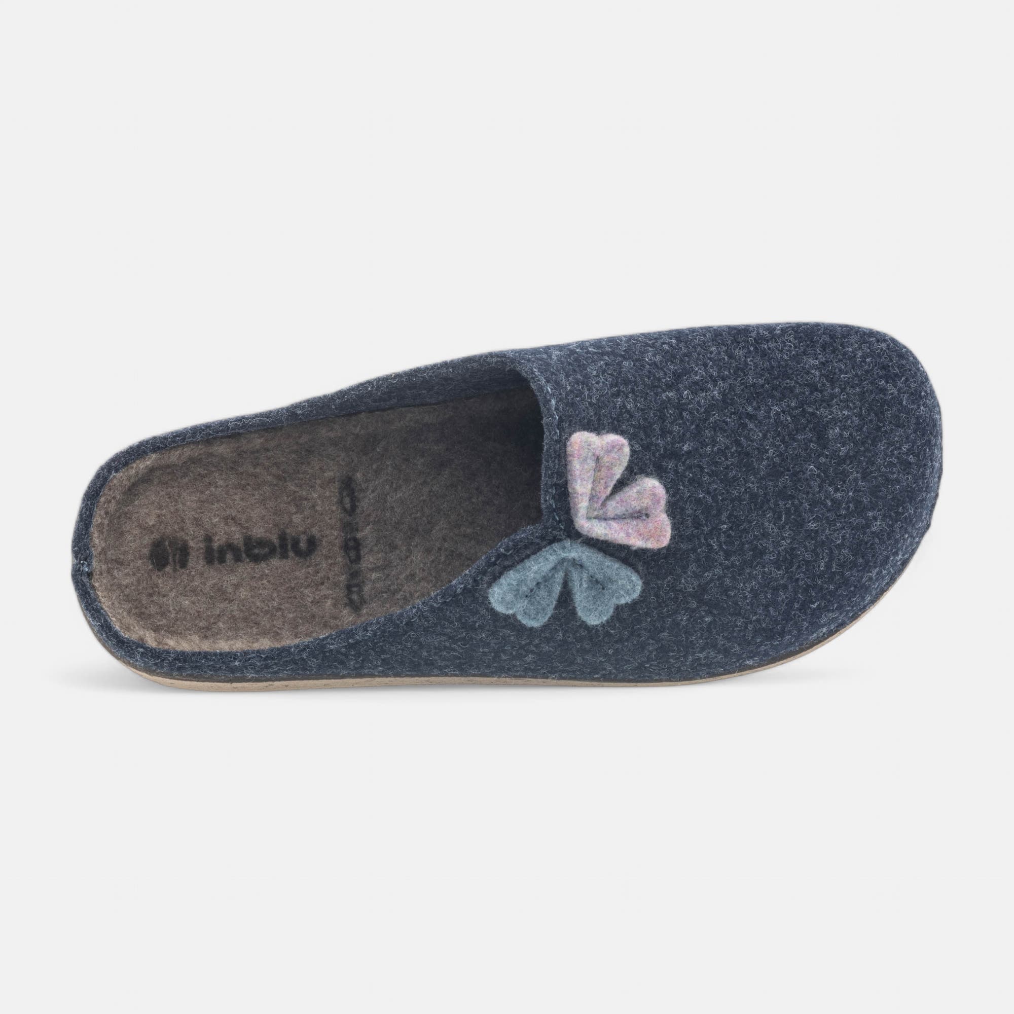 Pantoufles mules Femme bleu marine