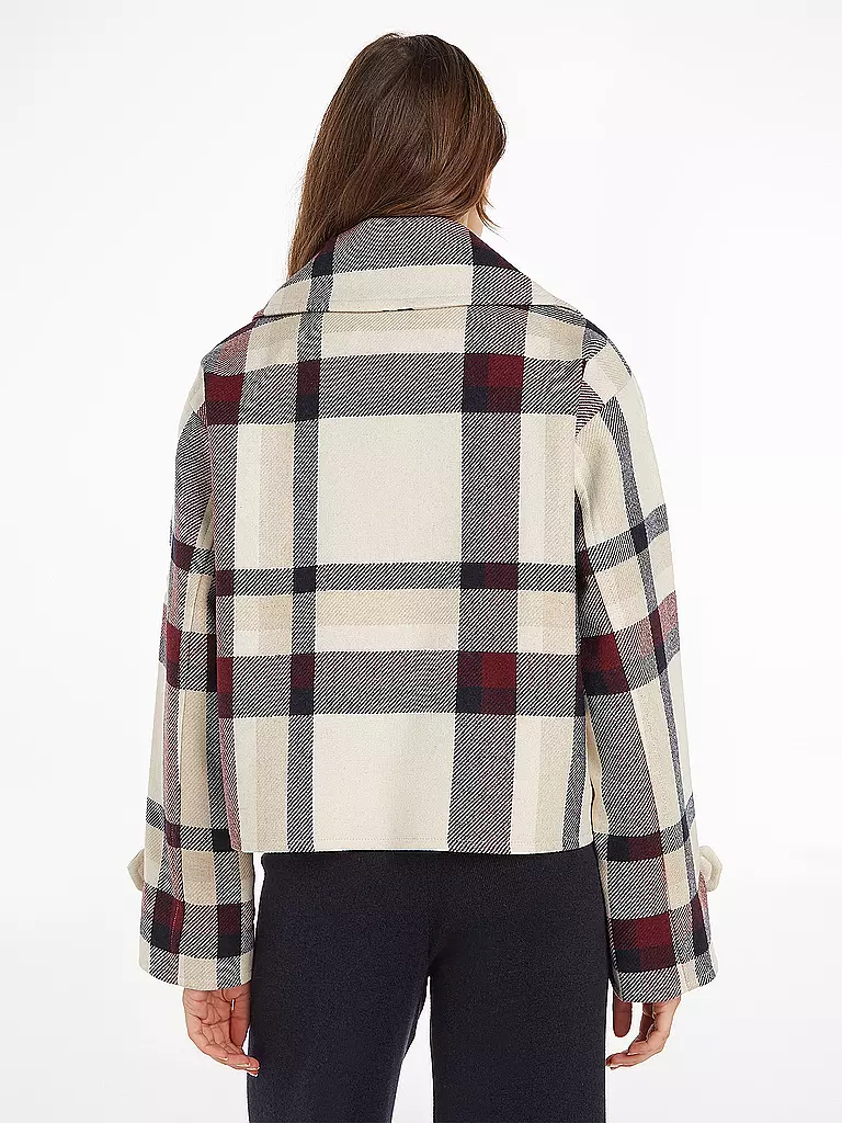 TOMMY HILFIGER Wolljacke creme