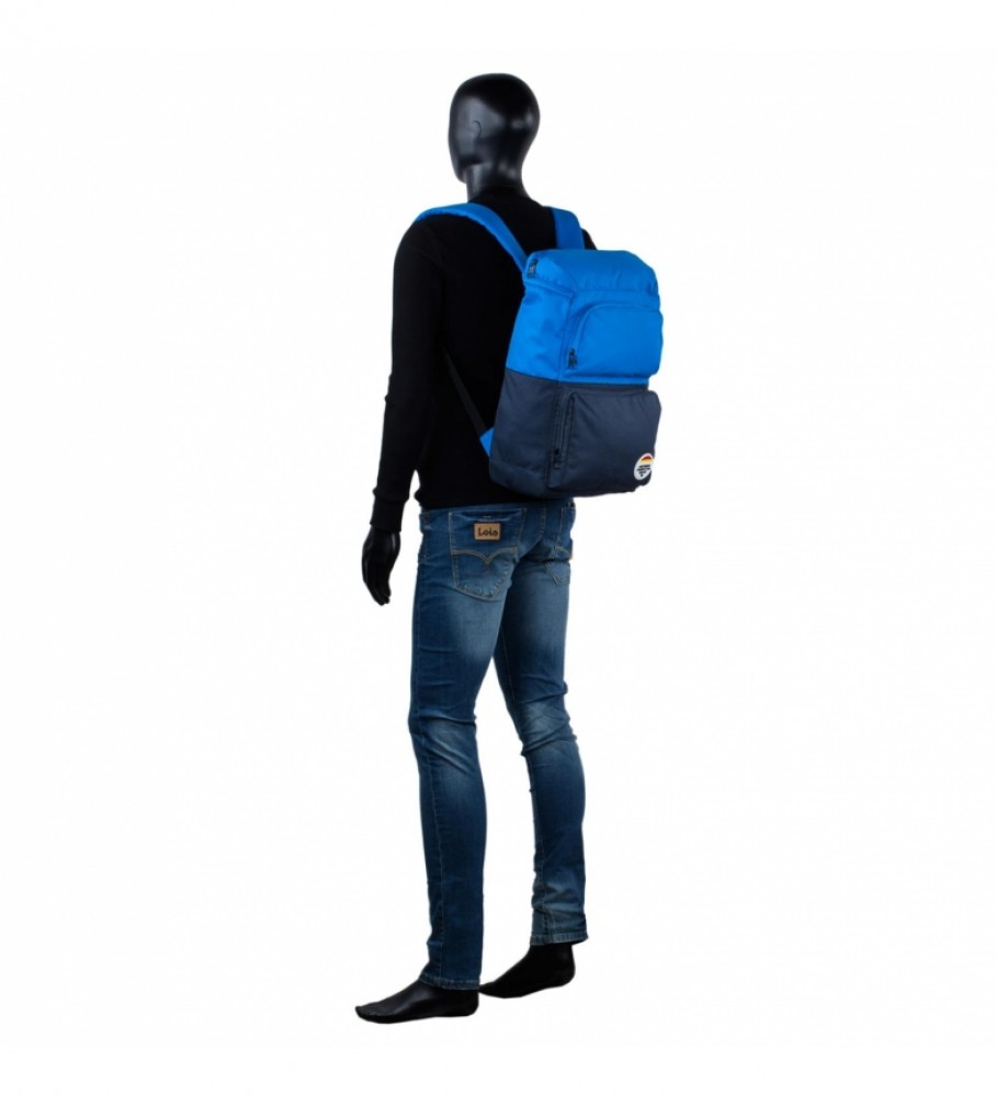 Mochila grande para laptop Skechers de 17 polegadas S908 preta - 47 x 30 x 15 cm -
