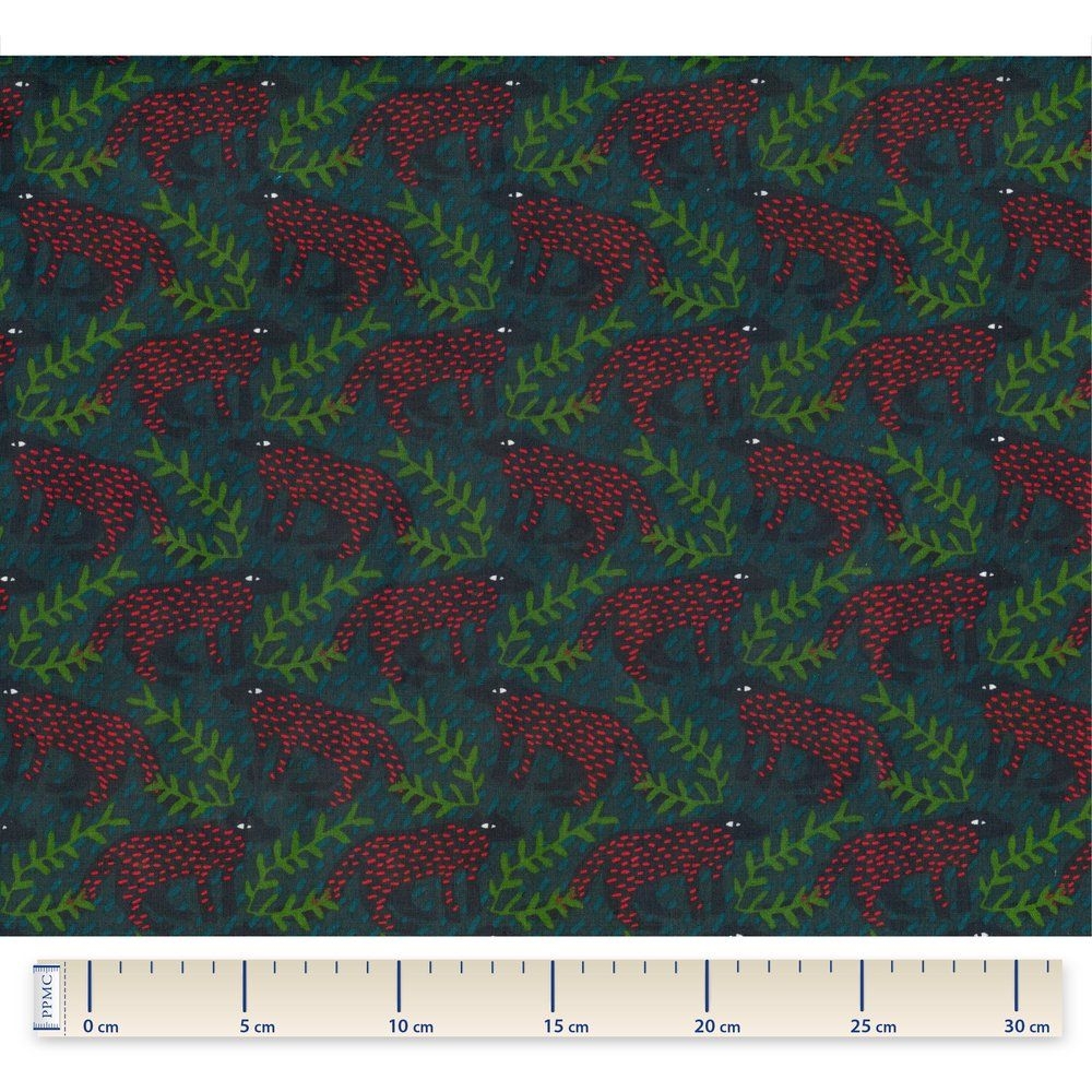 Tissu Enduit Au Mètre Loup Des Bois
