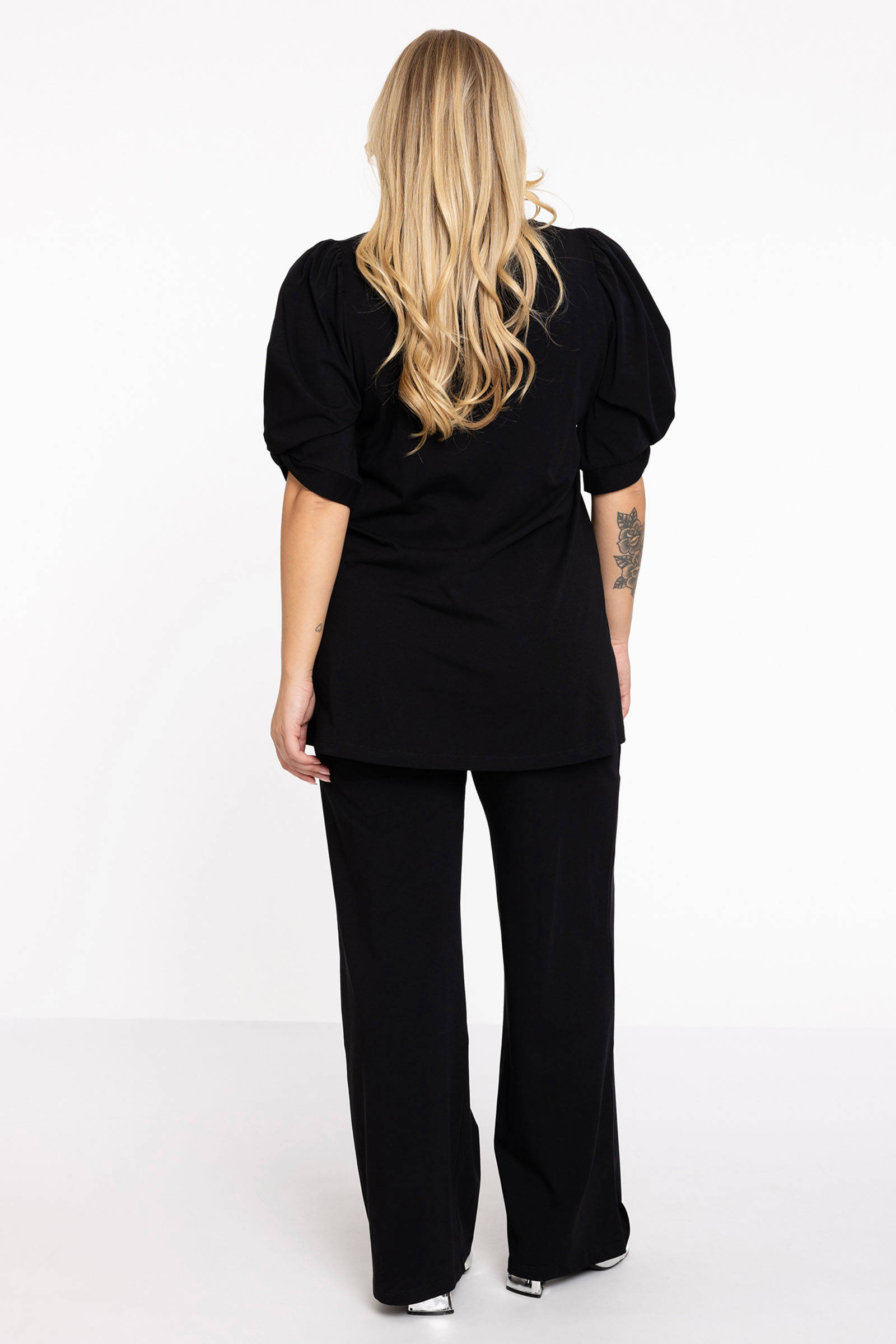 YOEK straight fit broek katoen