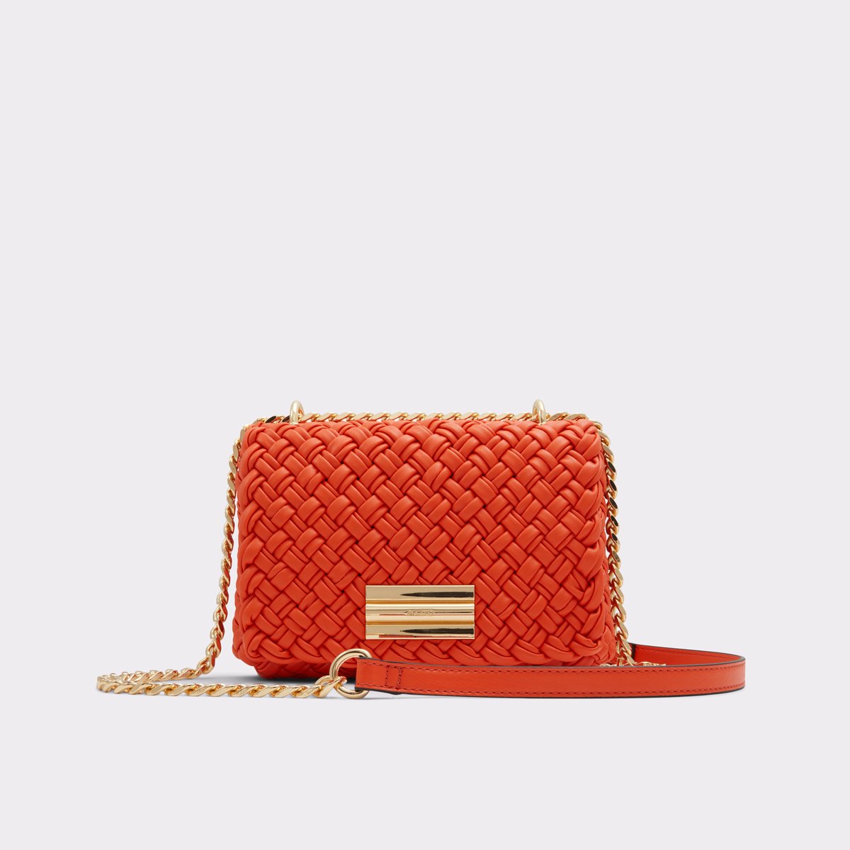 Rattanii Dark Orange Women Crossbody Bags