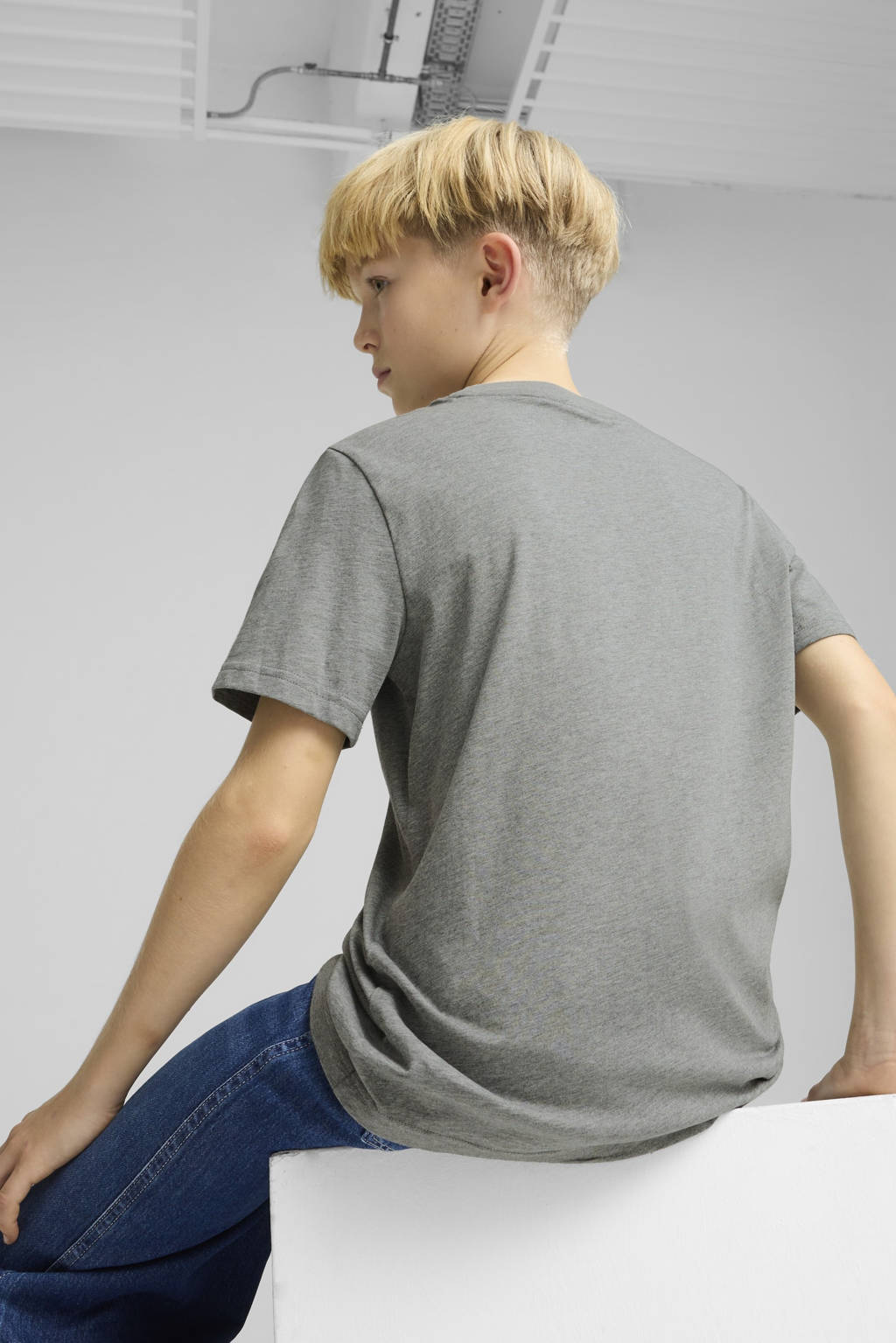 Puma T-shirt grijs melange