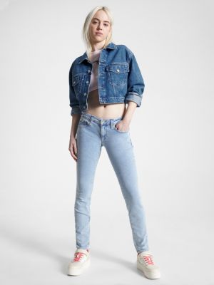 Calça jeans skinny de cintura baixa Sophie
