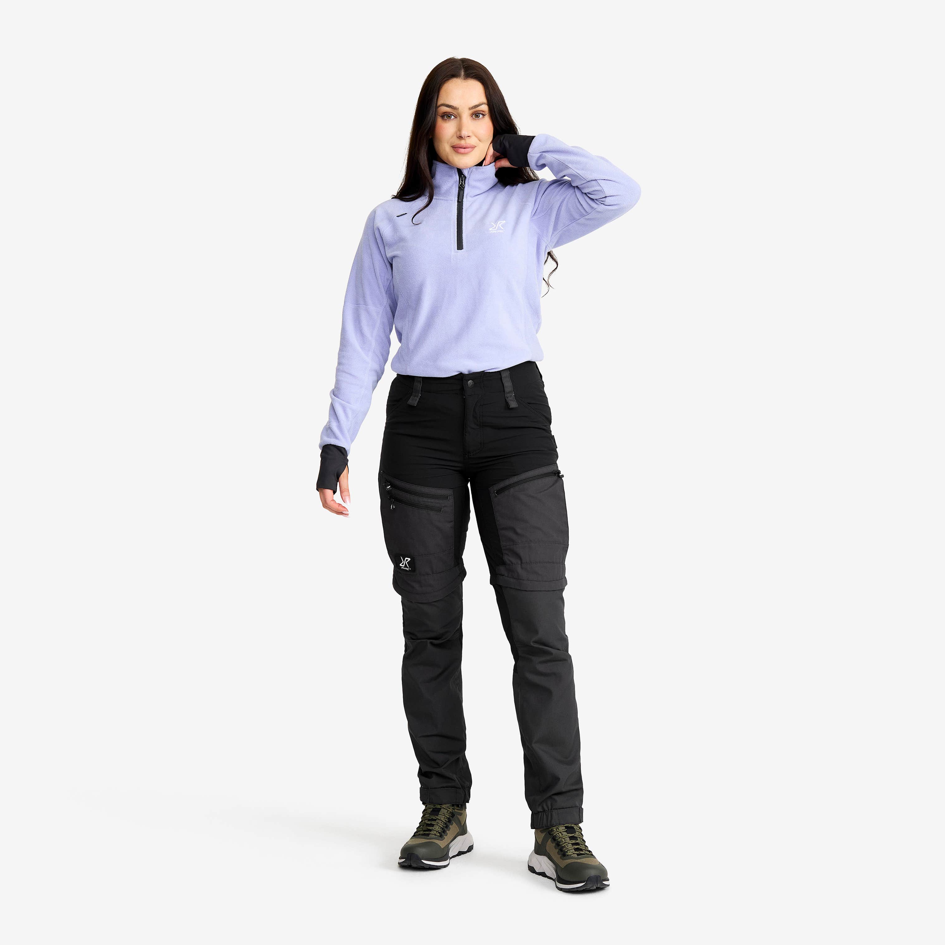 RVRC GP Pro Zip-off Pants Dame Jetblack