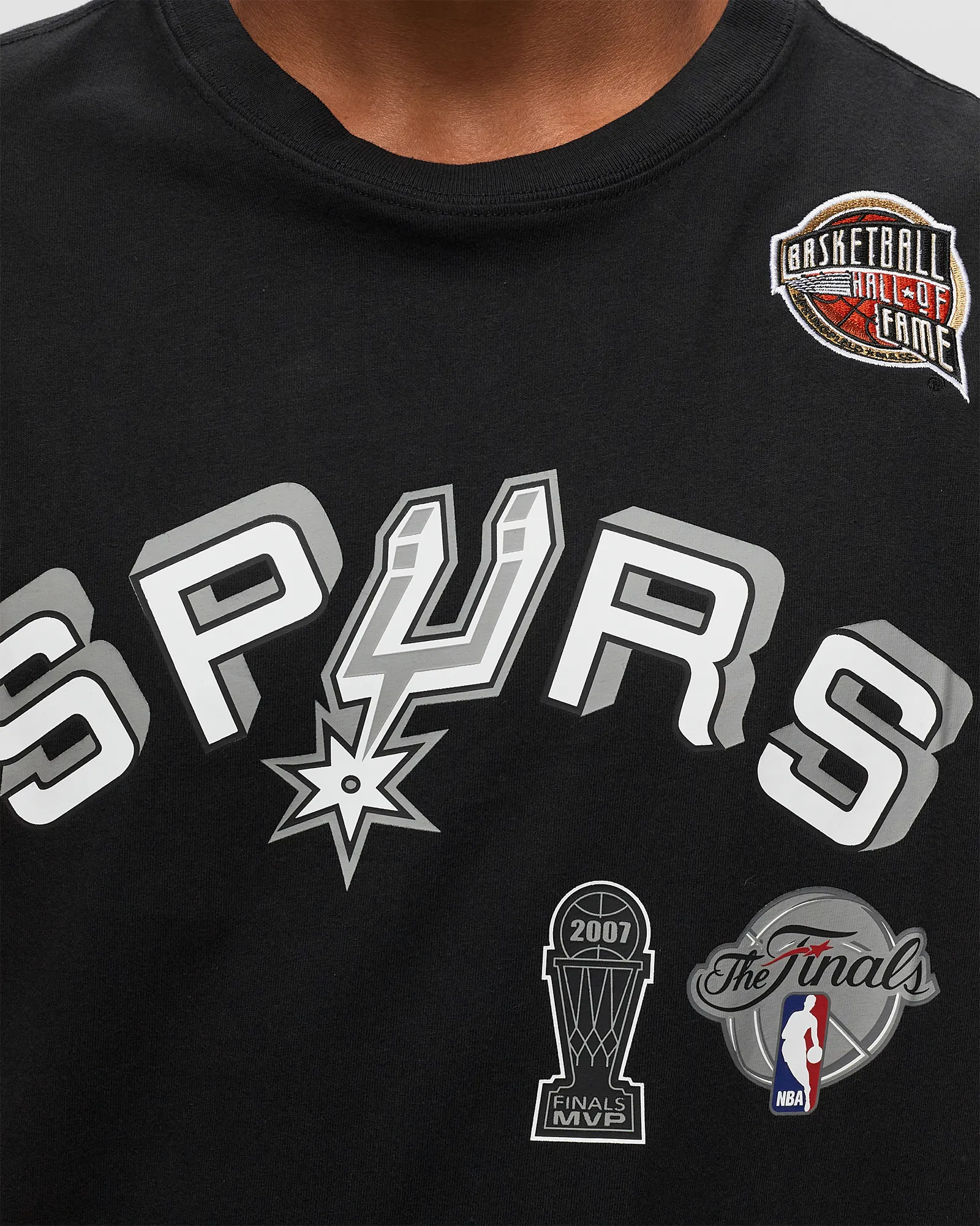 Mitchell & Ness NBA N&N PREMIUM TEE SAN ANTONIO SPURS HALL OF FAME TONY PARKER #9