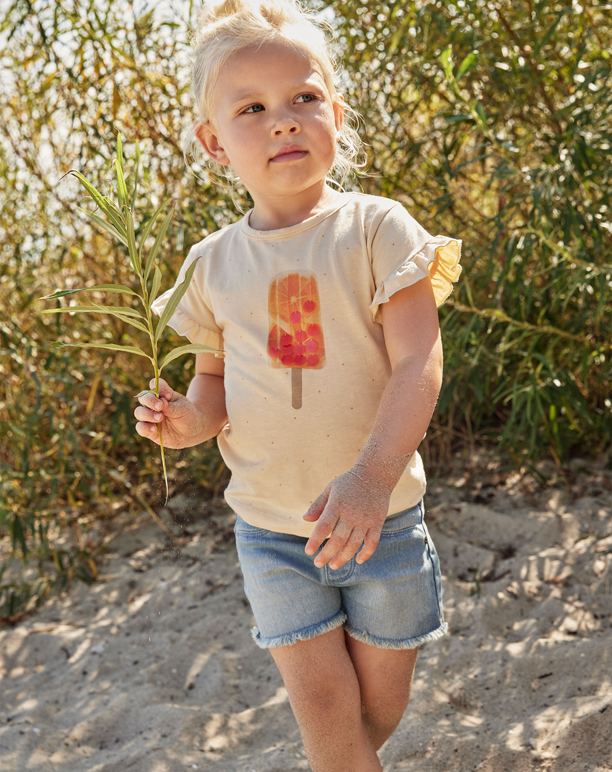 Sweat-Shorts DENIM in light blue