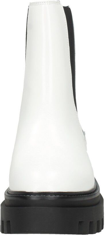 Calvin Klein Flatform Mid Chelsea Boot wit