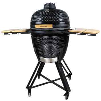 Jamestown Marwin kamado keramiek zwart 54,5 cm