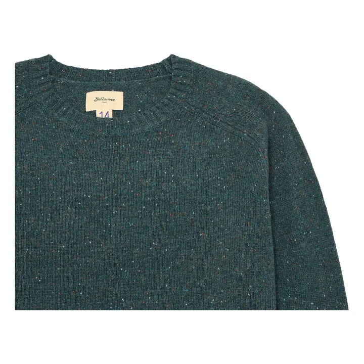 Bellerose Pull Gatu Laine Merinos | Vert foncé