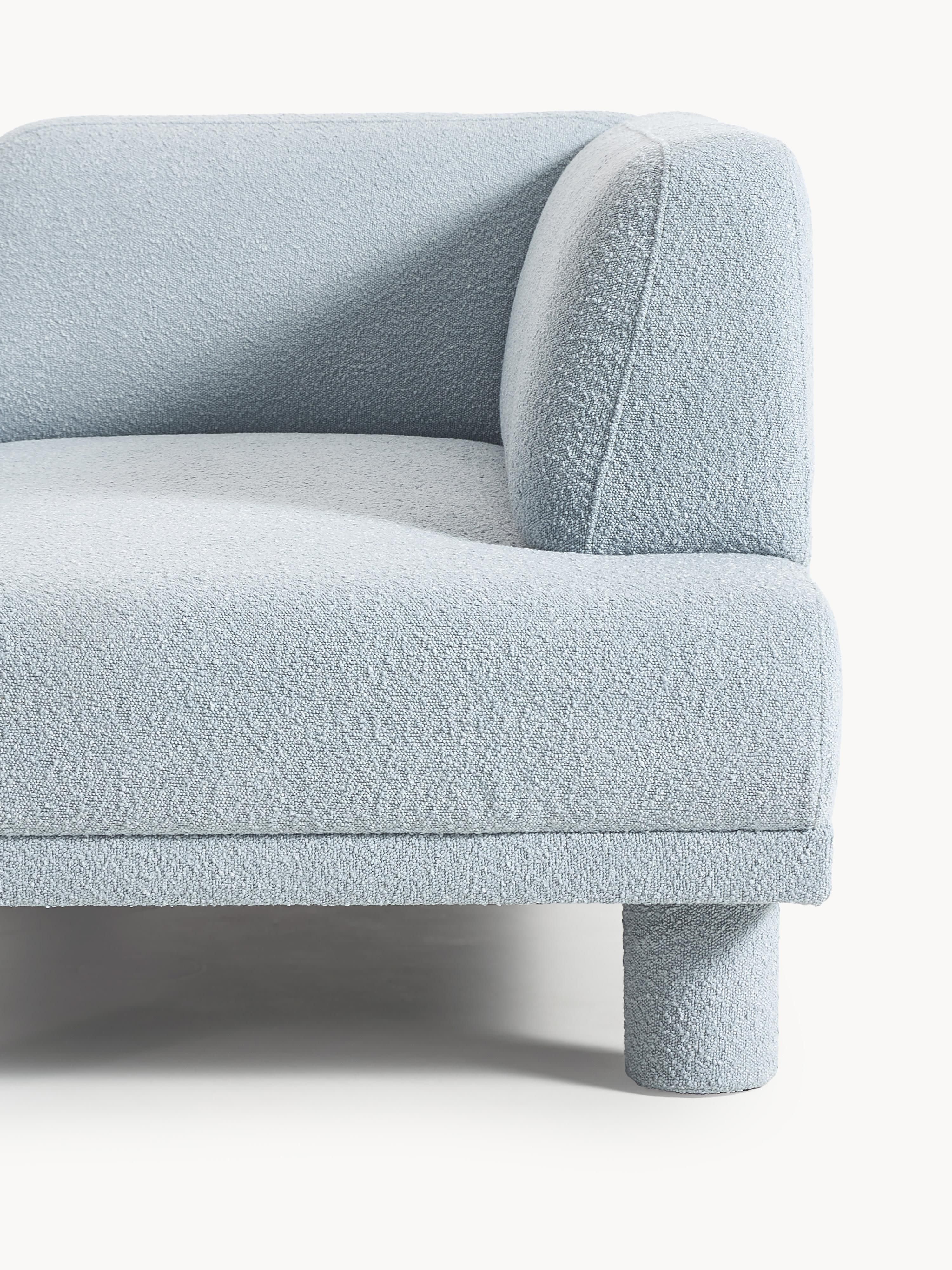 Bouclé hoekbank Lilo