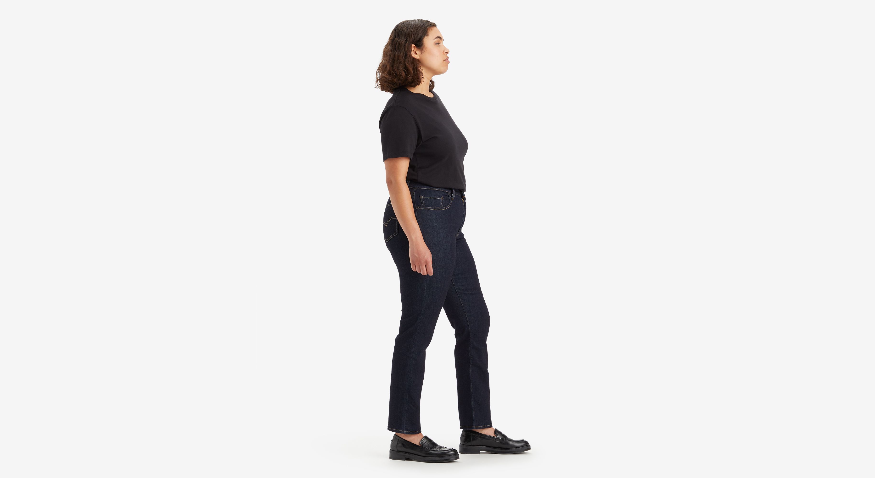 Jean 724™ taille haute droit - Dark Indigo Rinse - Bleu
