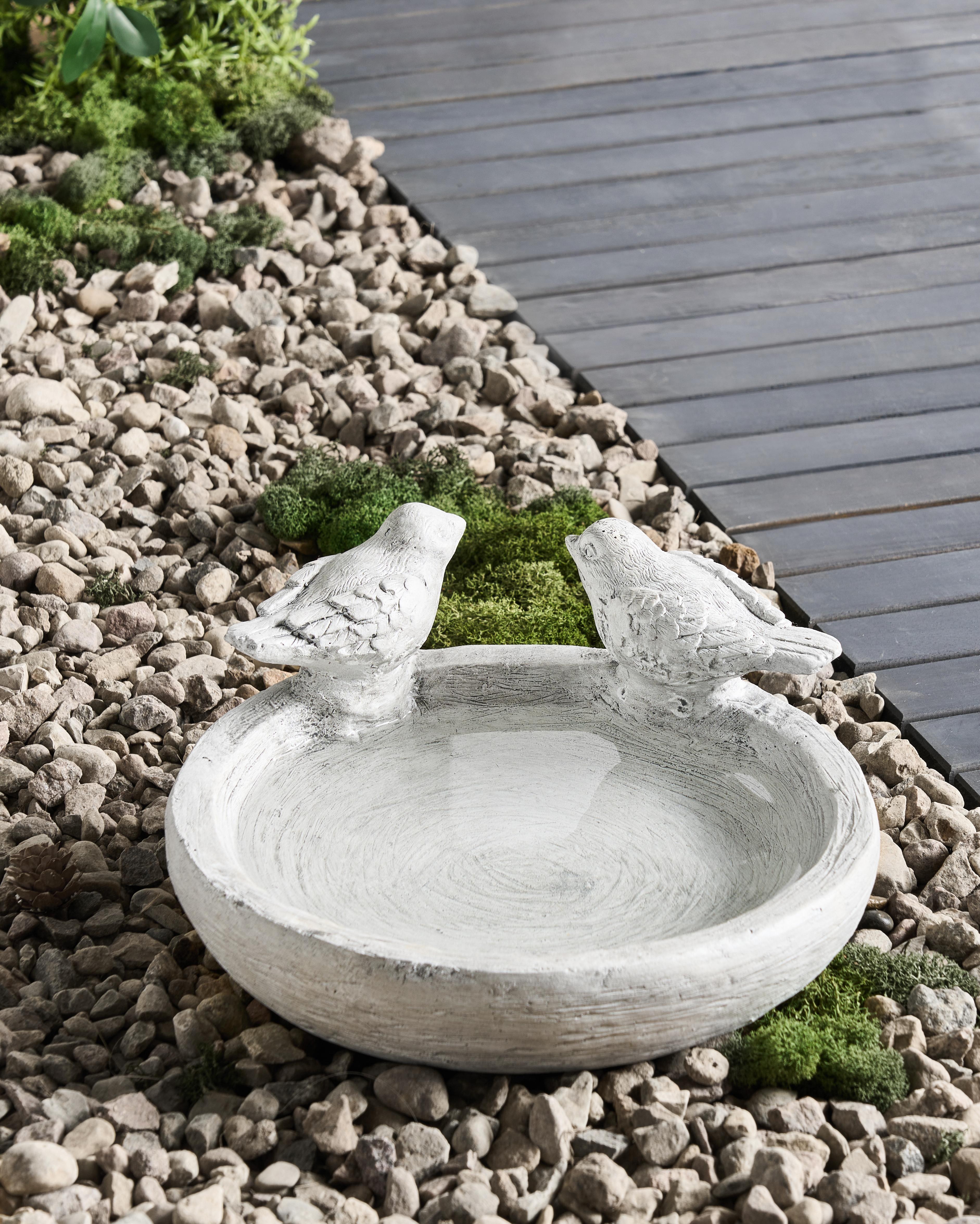 Vogelbad MAMOU Vogel Grijs