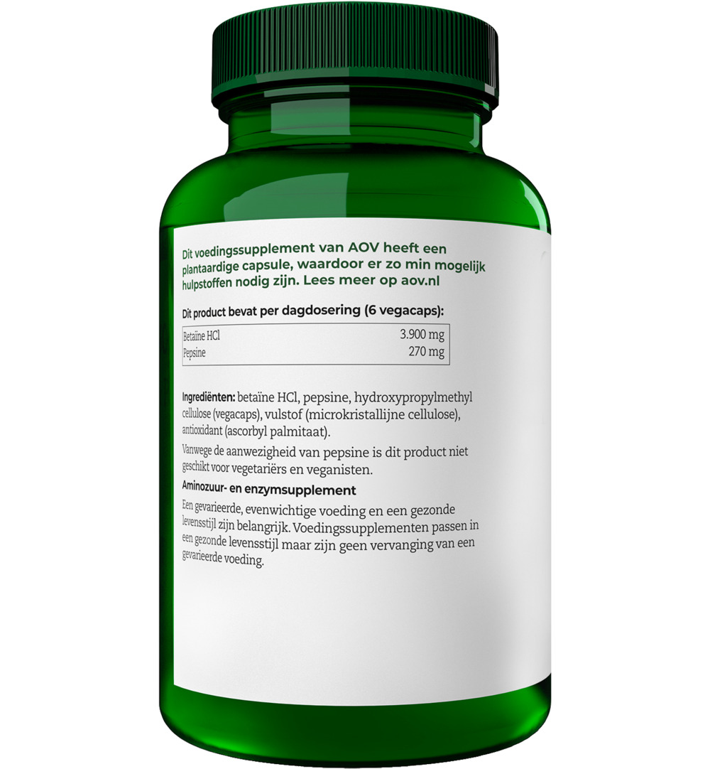 Aov 1130 Betaine Pepsine (120 vega capsules)