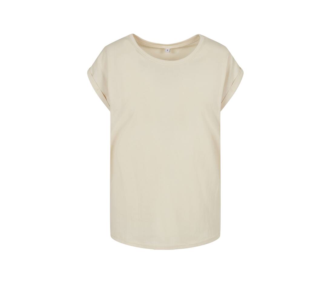BUILD YOUR BRAND BY021 - T-shirt Femme Élégance Coton Léger