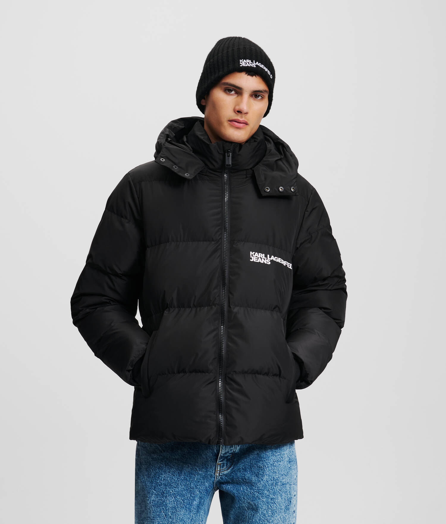 VESTE MATELASSÉE À CAPUCHE KLJ