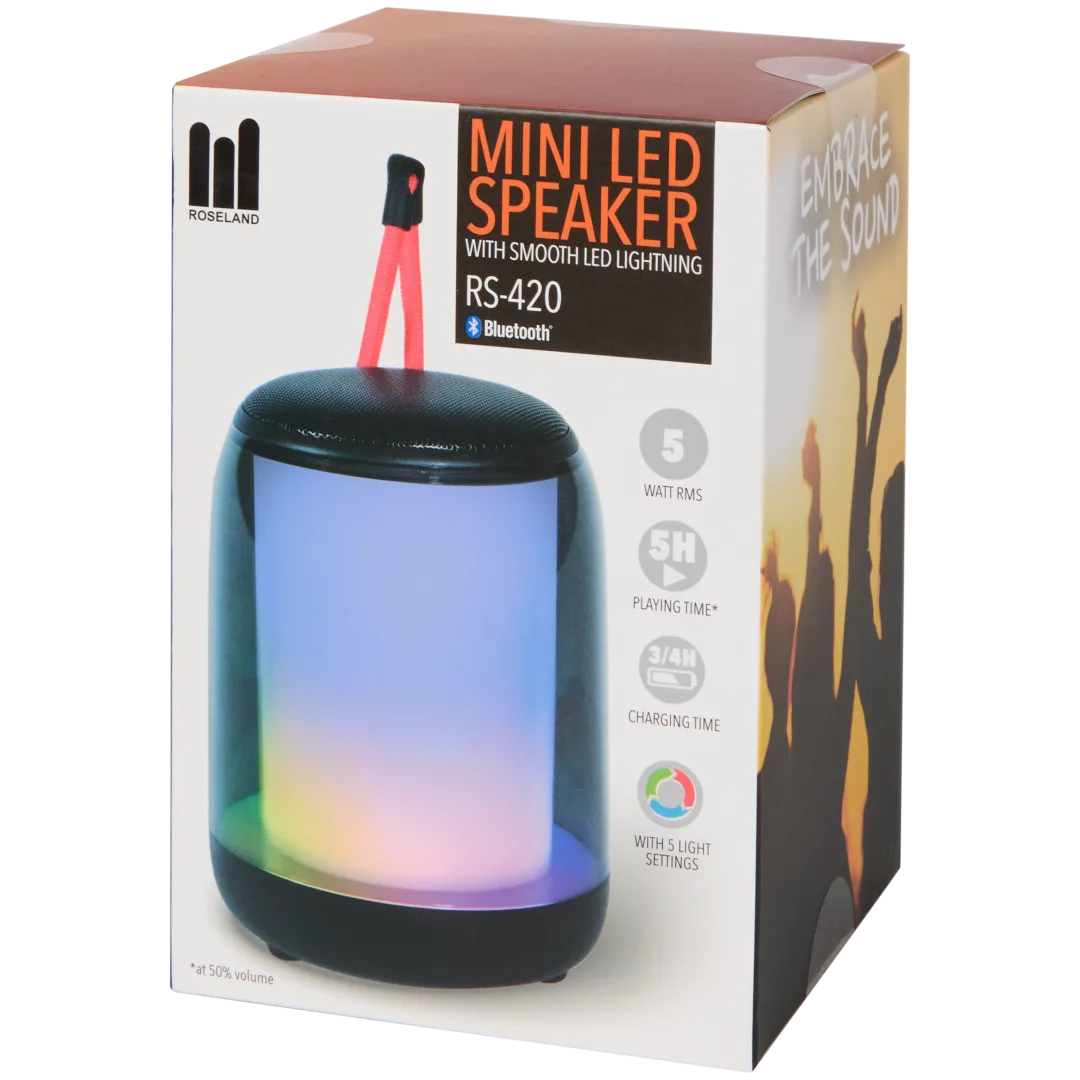 Roseland mini led-speaker 5 watt | Ø 9 x 13 cm