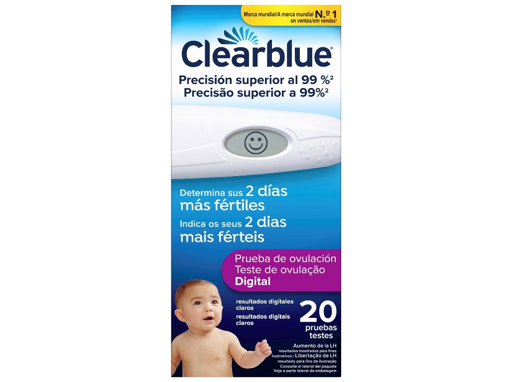 TESTE OVULAÇÃO CLEARBLUEV 20UN DM