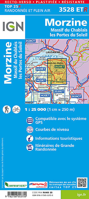 IGN - TOP25R 3528ETR MORZINE 1 25 000