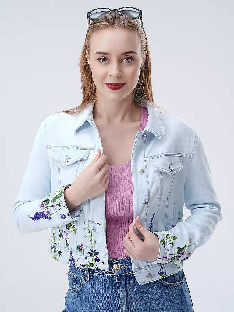 MARC CAIN Jeansjacke hellblau