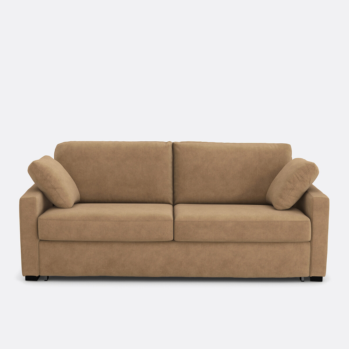 LA REDOUTE INTERIEURS<br>Sofá-cama em veludo, espuma HR premium, Timor