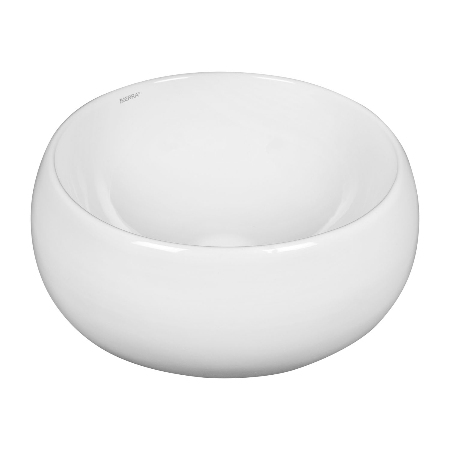 Kerra KR 802 opbouw waskom rond 40x15.5 wit