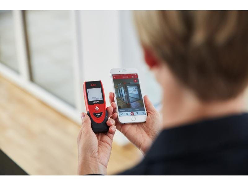 Leica Geosystems Laser-Distanzmesser Disto D1 40 m Laserdistanzmessgerät bis 40 Meter