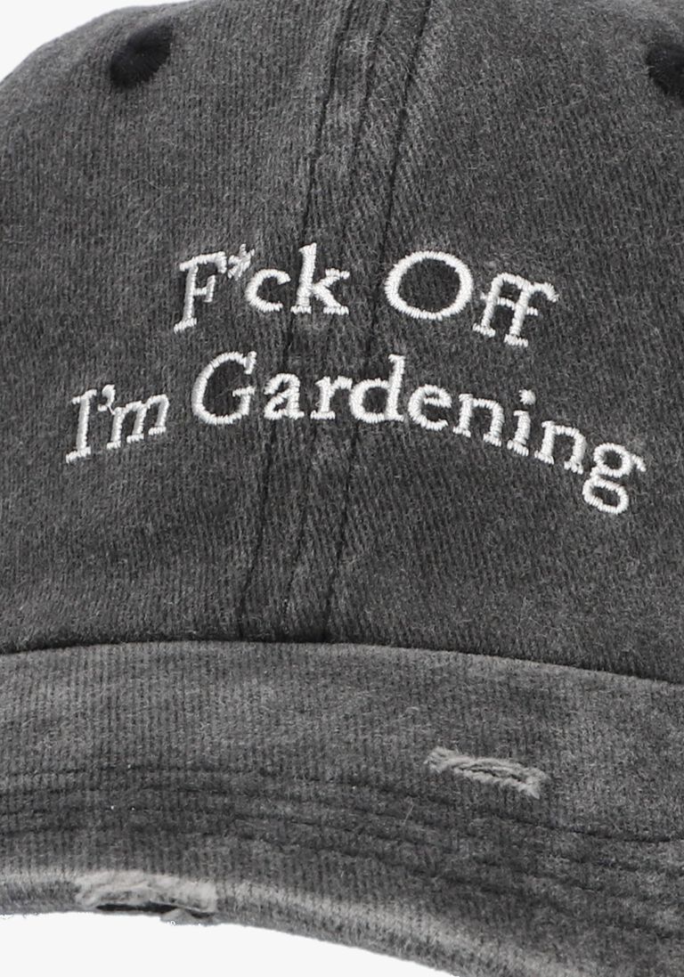 grijze bram's fruit pet f*ck off cap distressed