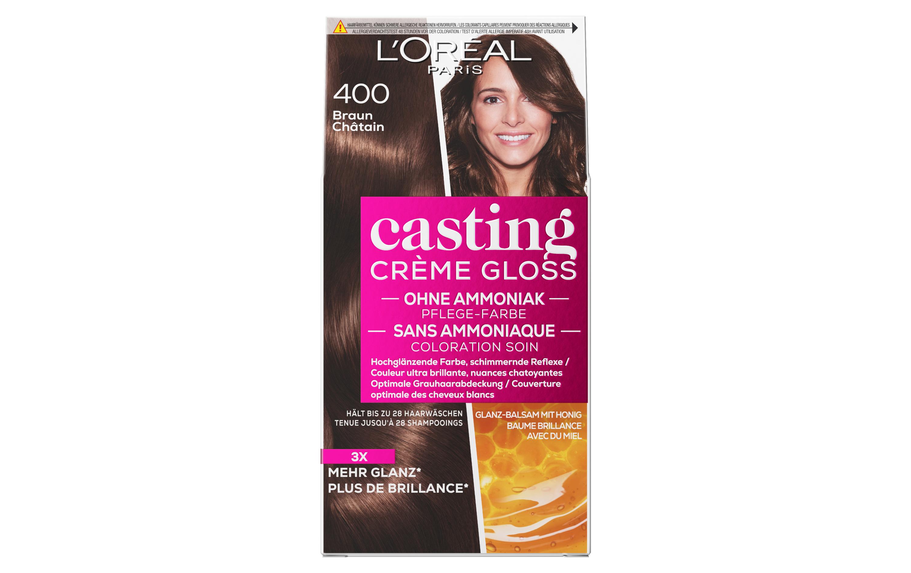 Casting Crème Gloss 400 BraunSemi-permanente Haarfarbe
