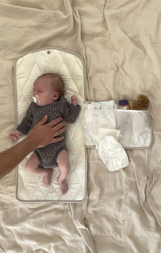 Najell Najell Portable Changing Pad - Sandy Beige