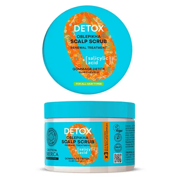 Esfoliante Capilar Detox Oblepikha O da Natura Siberica com Espinheiro-marinho 300ml