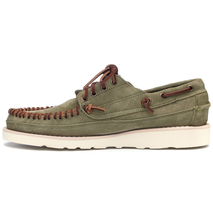 KEUKA Olive-Mocassin en daim pour homme