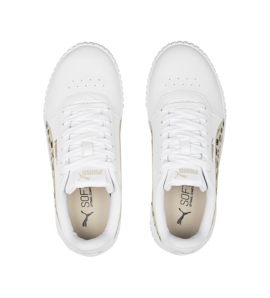 Tênis Puma Carina 2.0 Animal Jr Branco