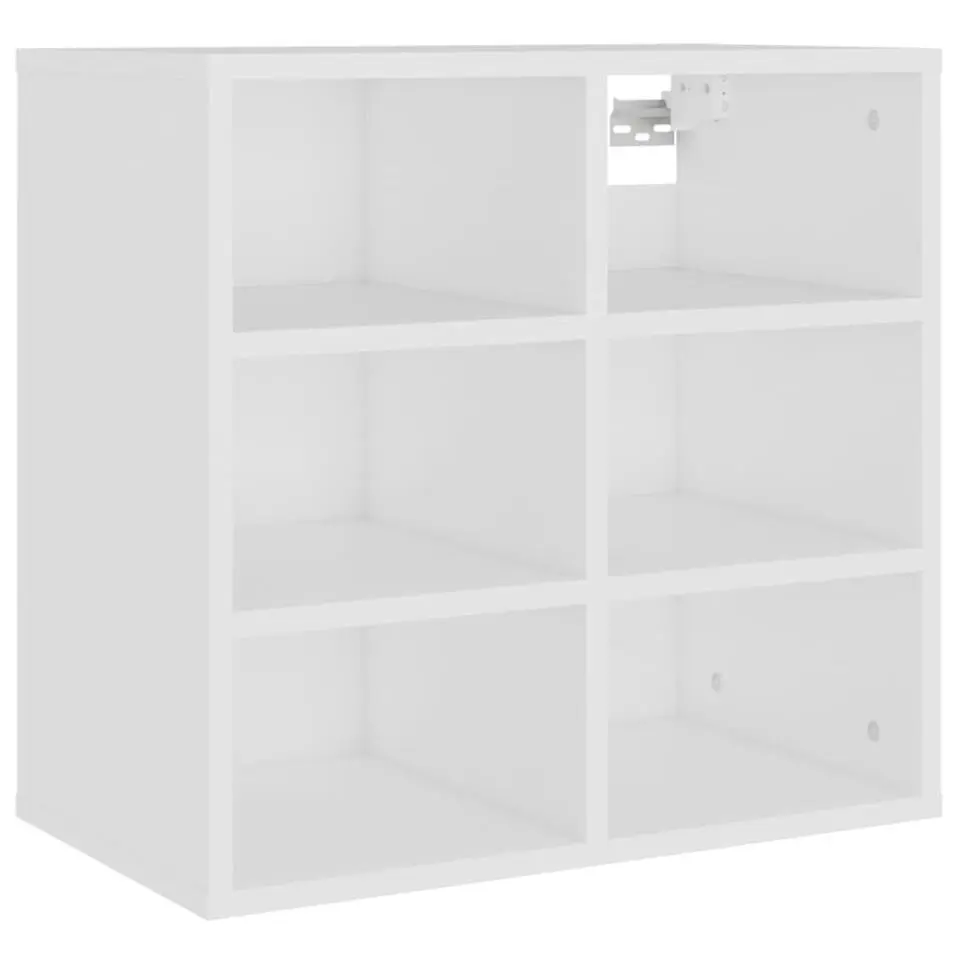 vidaXL - Schoenenrek - Wit - Bewerkt hout - 2 stuks
