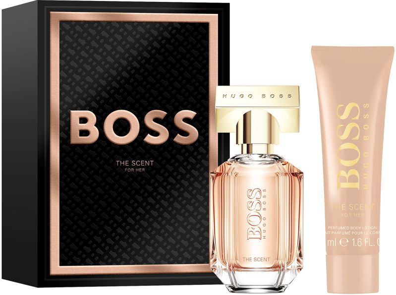 BOSS The Scent for Her Cadeauset - Zwart - Bodylotion en Eau de Parfum 30ml