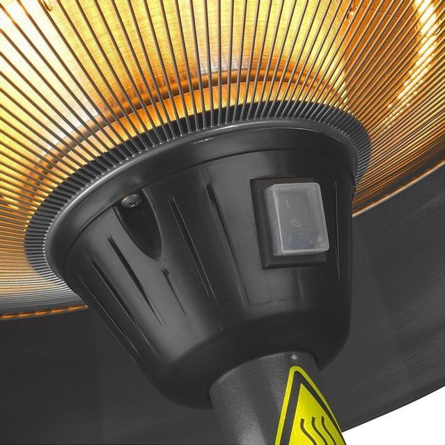 Eurom - PD1500T - Halogeen Tafel Heater - Zwart - 1500 Watt