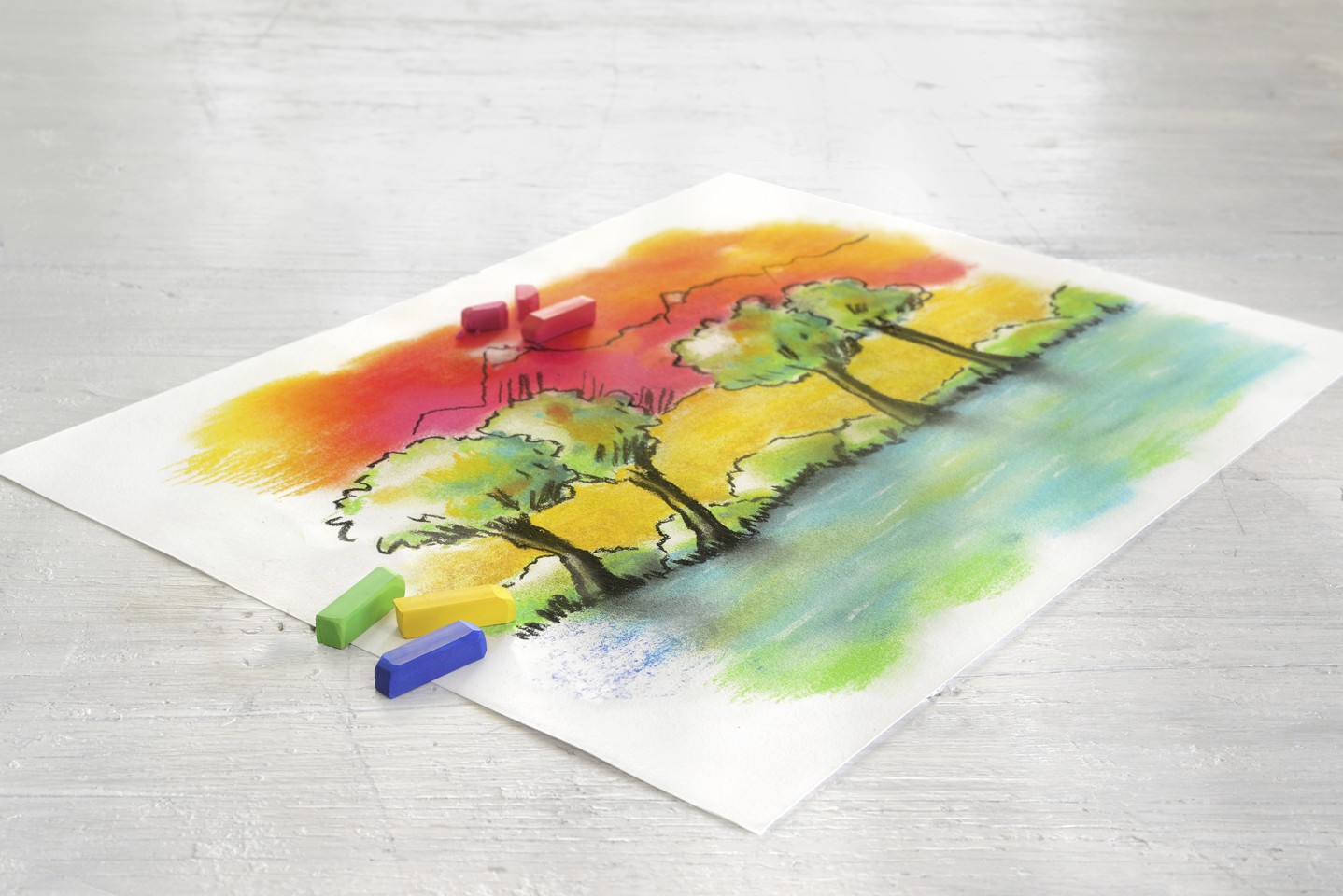 Faber-Castell - Bløde pastelkridt, 48 stk (128248)