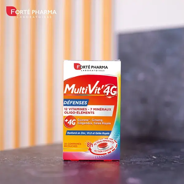 Forté Pharma Multivit' 4G Defenses 30 comprimidos