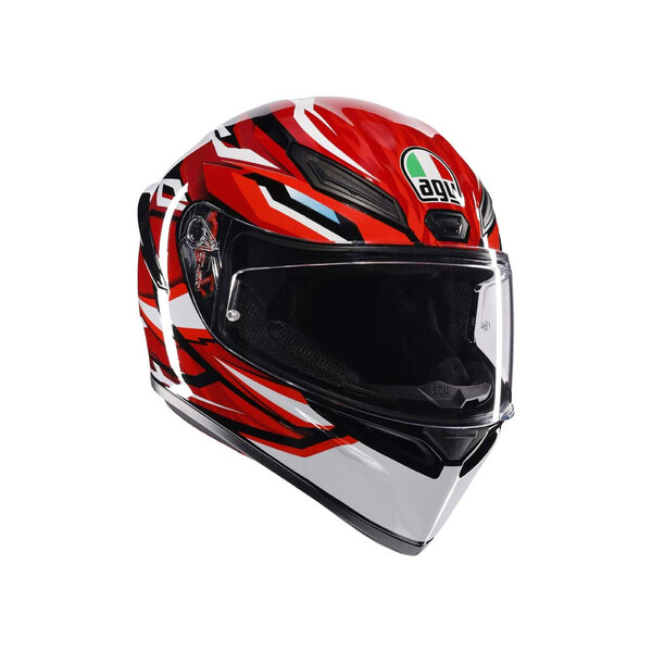AGV - Casque K1 S Lion Rouge / Blanc / Noir