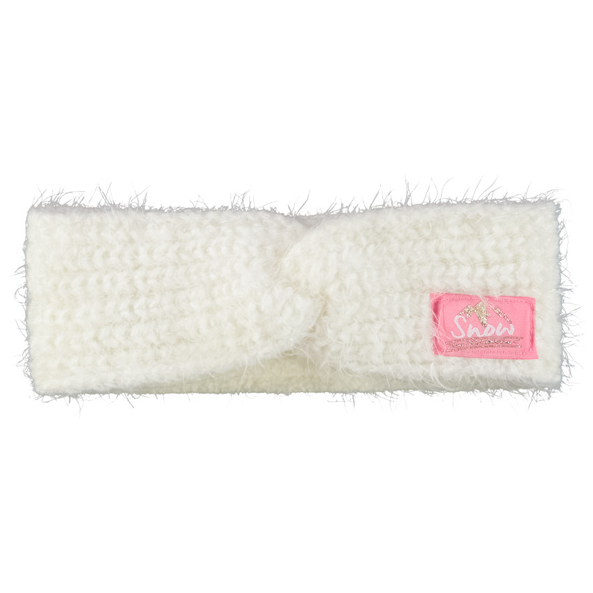 Bandeau en tricot effet croisé pour fille