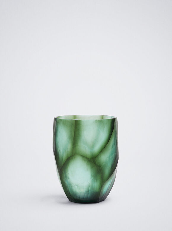 Vaso de vidro - Verde