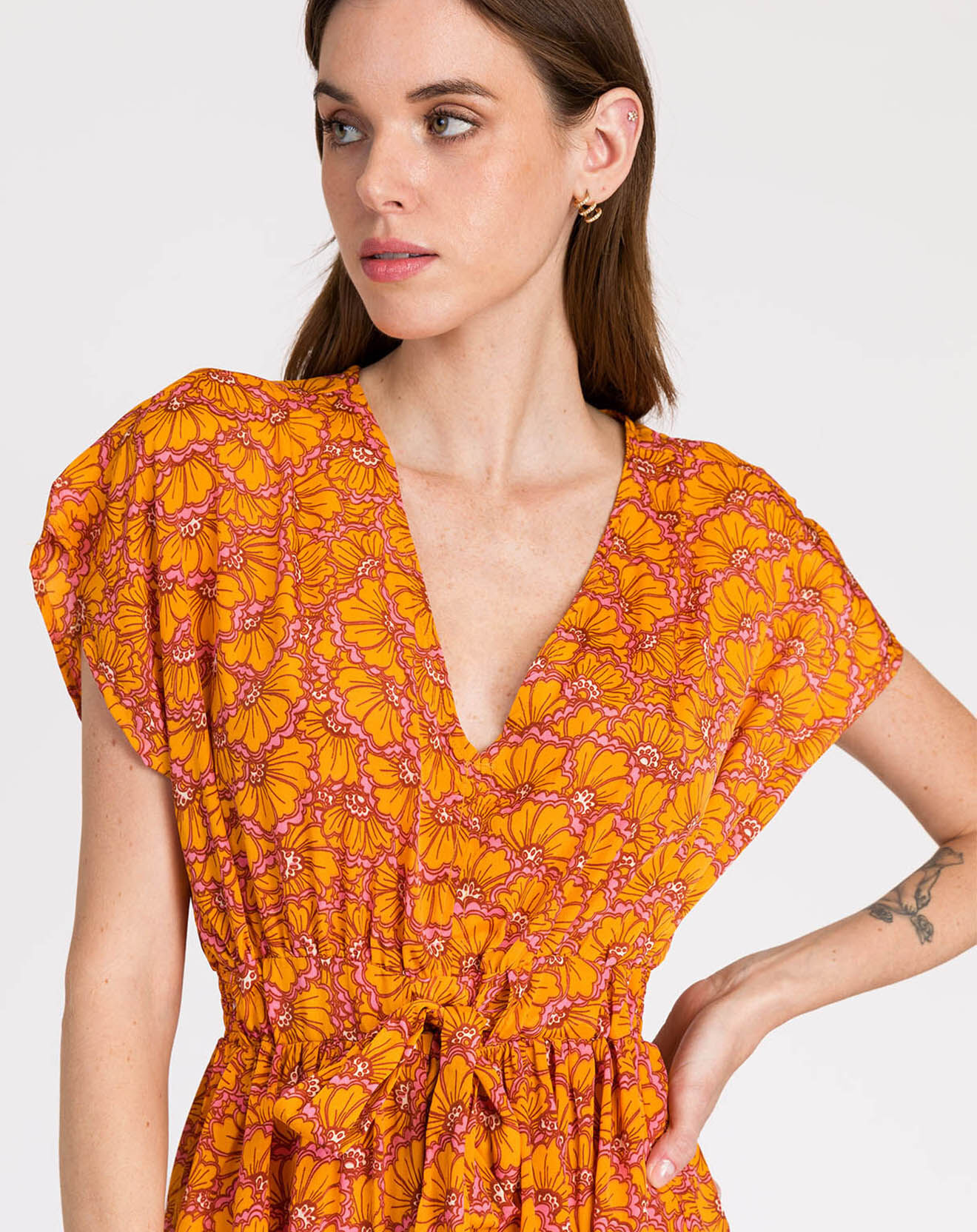 An'ge Robe Ophelio tulip orange