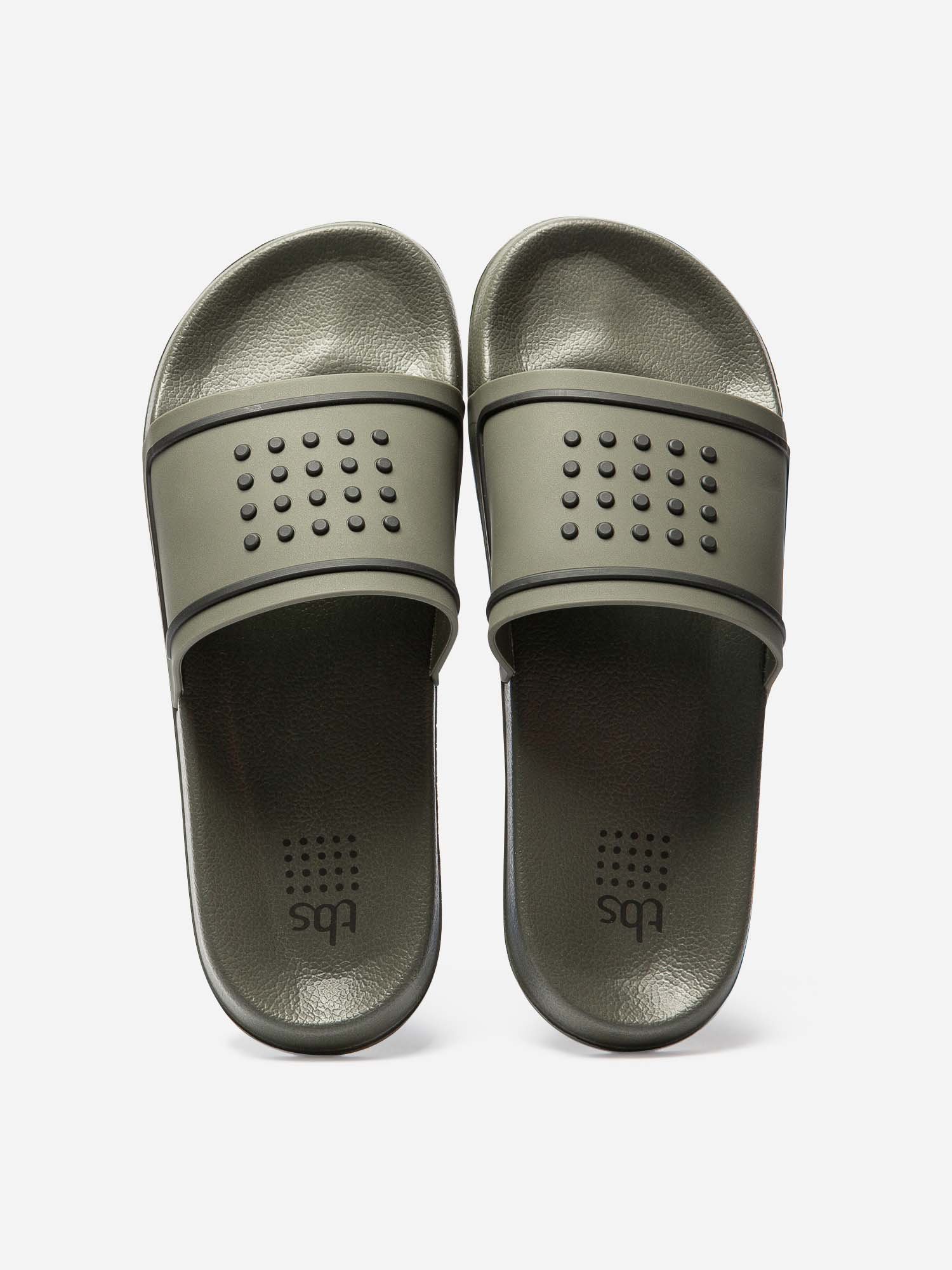 Mule Homme Synthétique Semelle Grip Vert